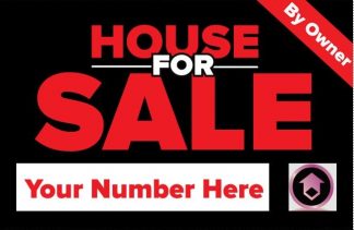 for sale by owner lawn sign